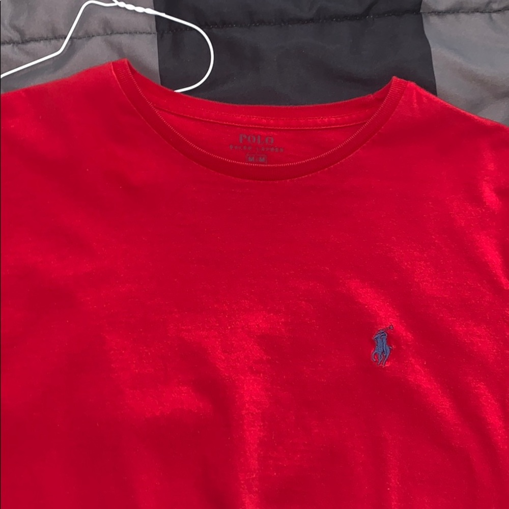 Men’s Red Summer Polo
